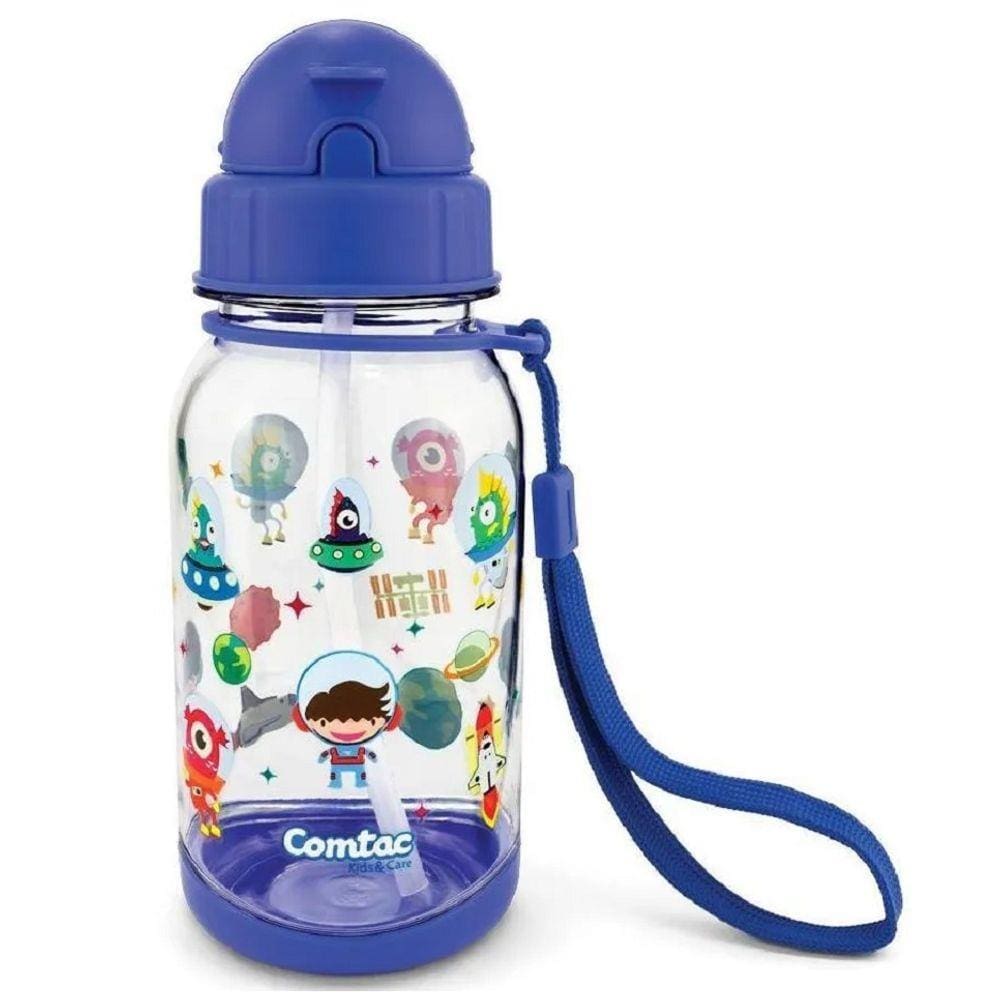 Copo Tritan Com Canudo Space 400ml (18m+) - Comtac Kids