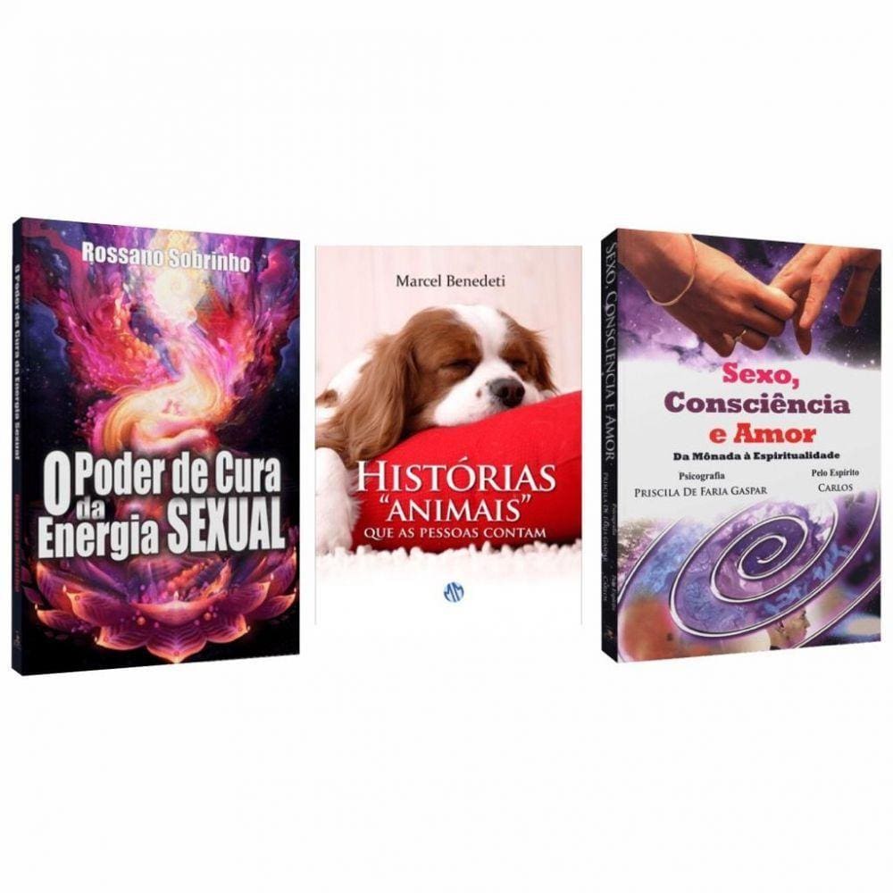 Combo Estudo Com 3 Livros