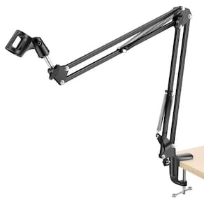 Suporte Pedestal Braço Articulado De Mesa Para Microfone