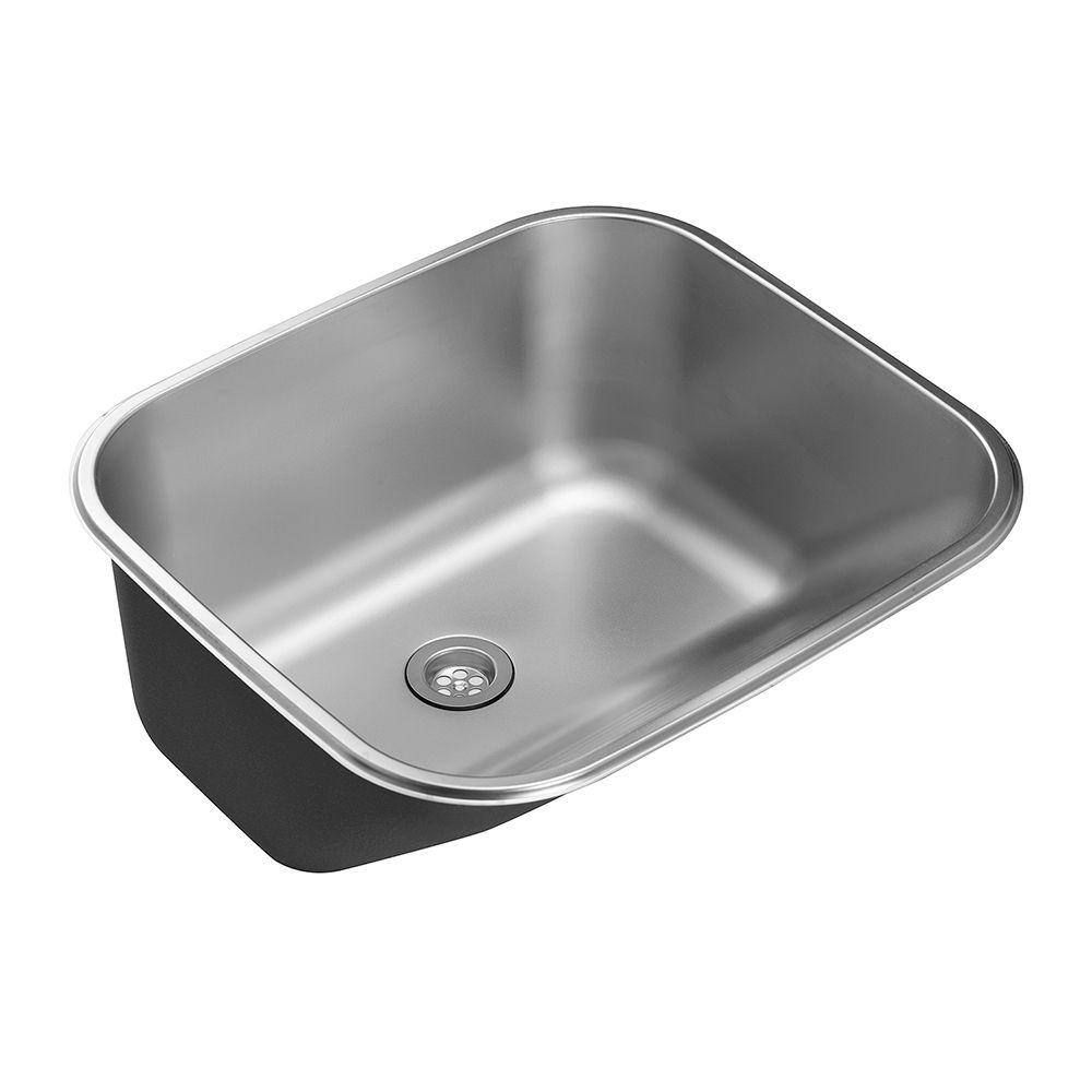 Tanque Inox Monobloco 50 cm Atikum Pingoo.casa - Prata