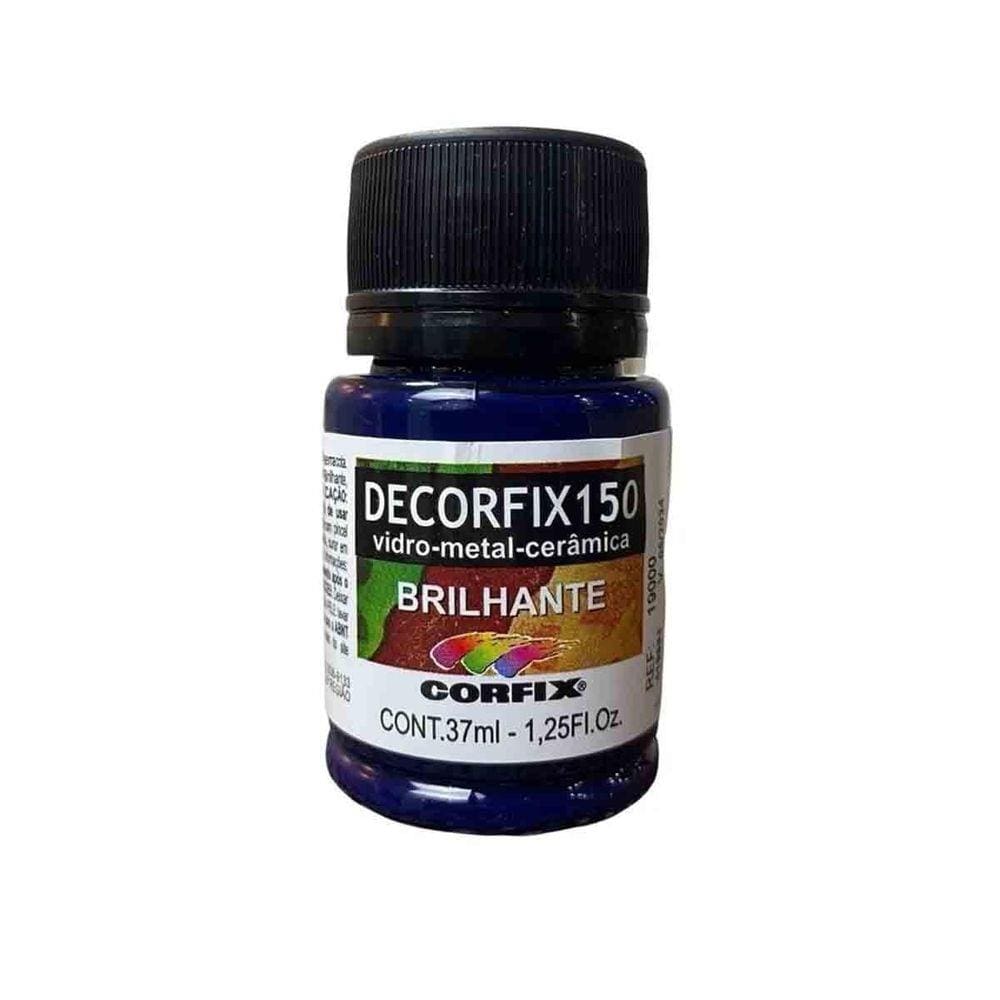 Tinta Decorfix 150 Brilhante 324 Azul Turquesa 37Ml