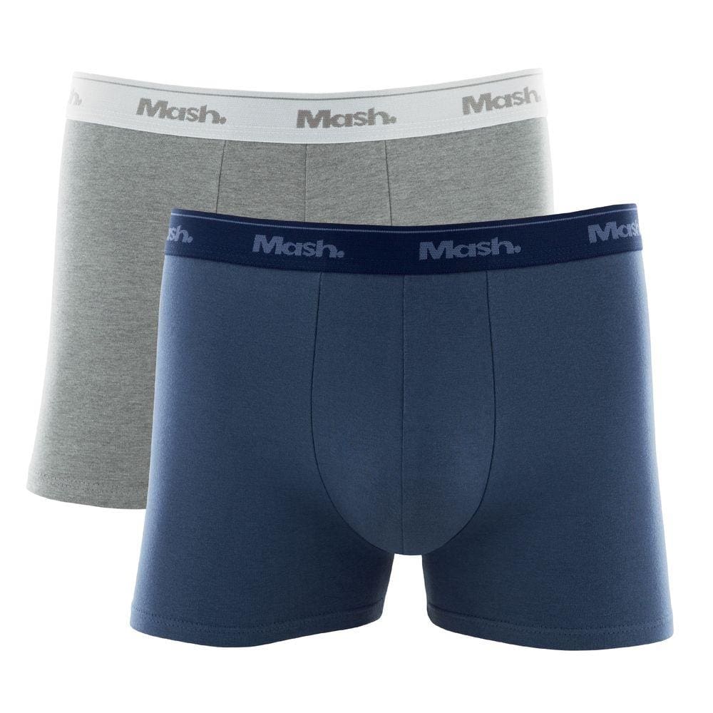 Kit 2 Cuecas Plus Size Mash Boxer Cotton 110.18