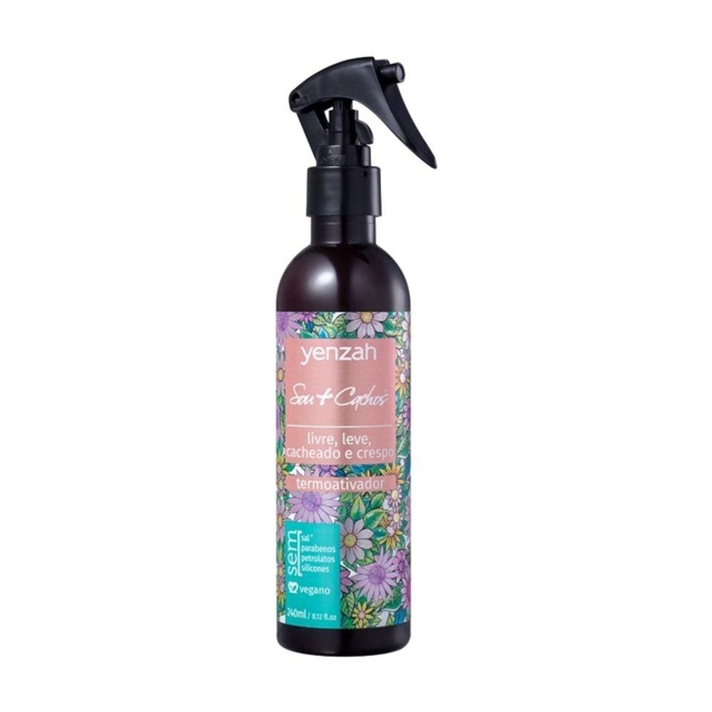 Yenzah Sou + Cachos Spray Termoativador De Cachos 240ml