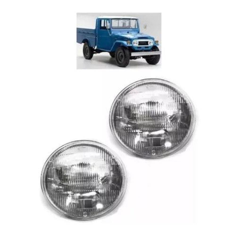 Par Farol Sealed Beam Toyota Bandeirantes 1962 A 1989 180mm