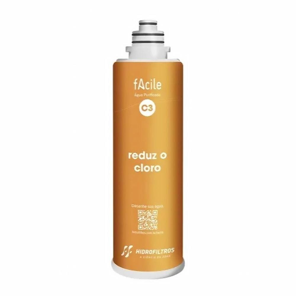 Refil Para Purificador De Água Hidrofiltros Facile C3 903-0544