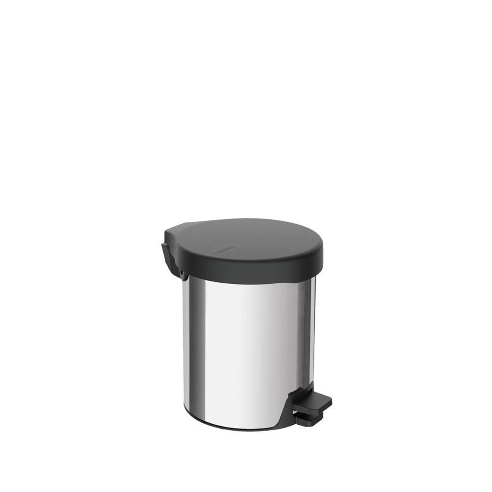 Lixeira com Pedal New Tramontina em aço inox polido 5 L