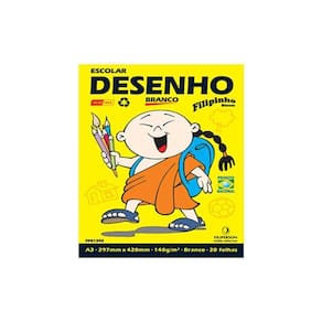 Papel Para Desenho Branco 140G A3 Filipaper 20 Folhas