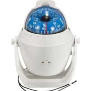 Bússola Branca Em Abs 114 X 96 X 135Mm Com Iluminação