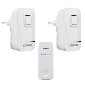 Kit Campainha sem fio CIK 200 Intelbras Com 2 Pontos Interno