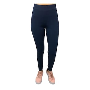 Calça Legging Com Listra - Cereja Rosa