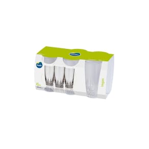 Jogo de Copos Nadir Vegas Long Drink de Vidro Liso com 6 Peças 300ml