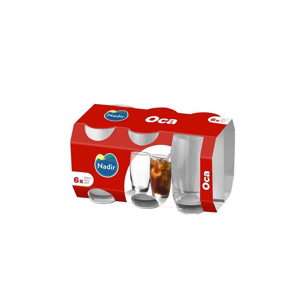 Jogo de Copos de Vidro 330ml 6 Peças Haus - Pavillion em Promoção no Oferta  Esperta