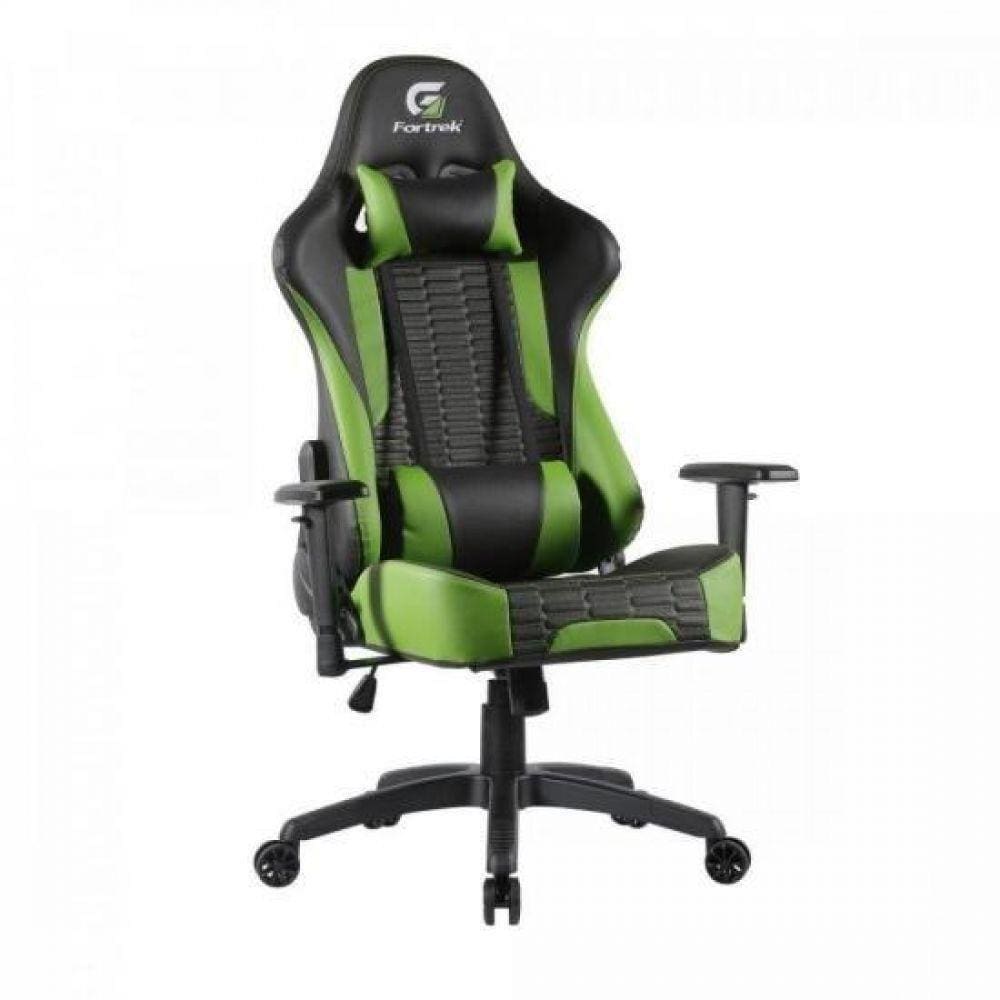 Cadeira Gamer Cruiser Preta e Verde Fortrek