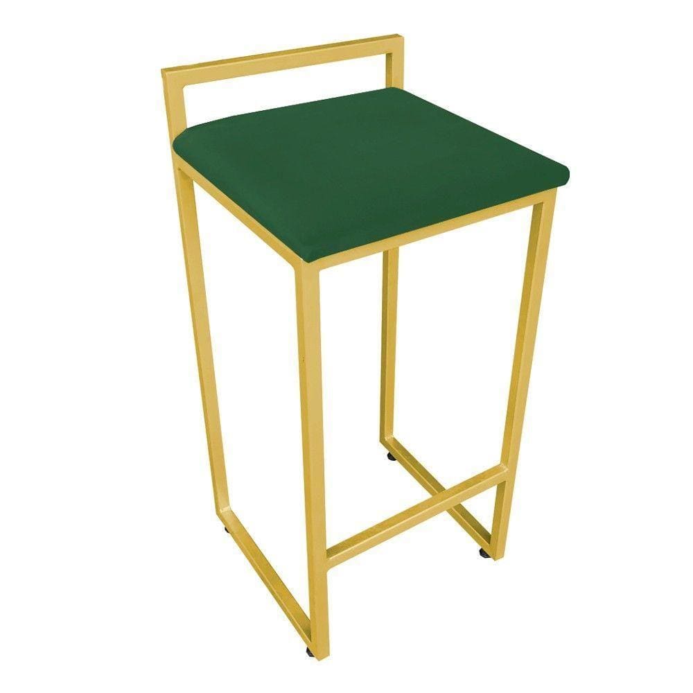 Banqueta Pietra Suede Verde