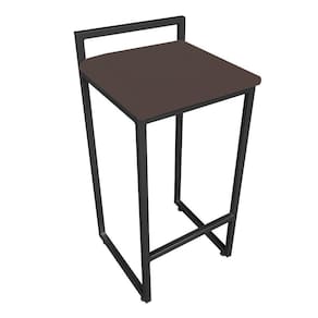 Banqueta Pietra Suede Marrom