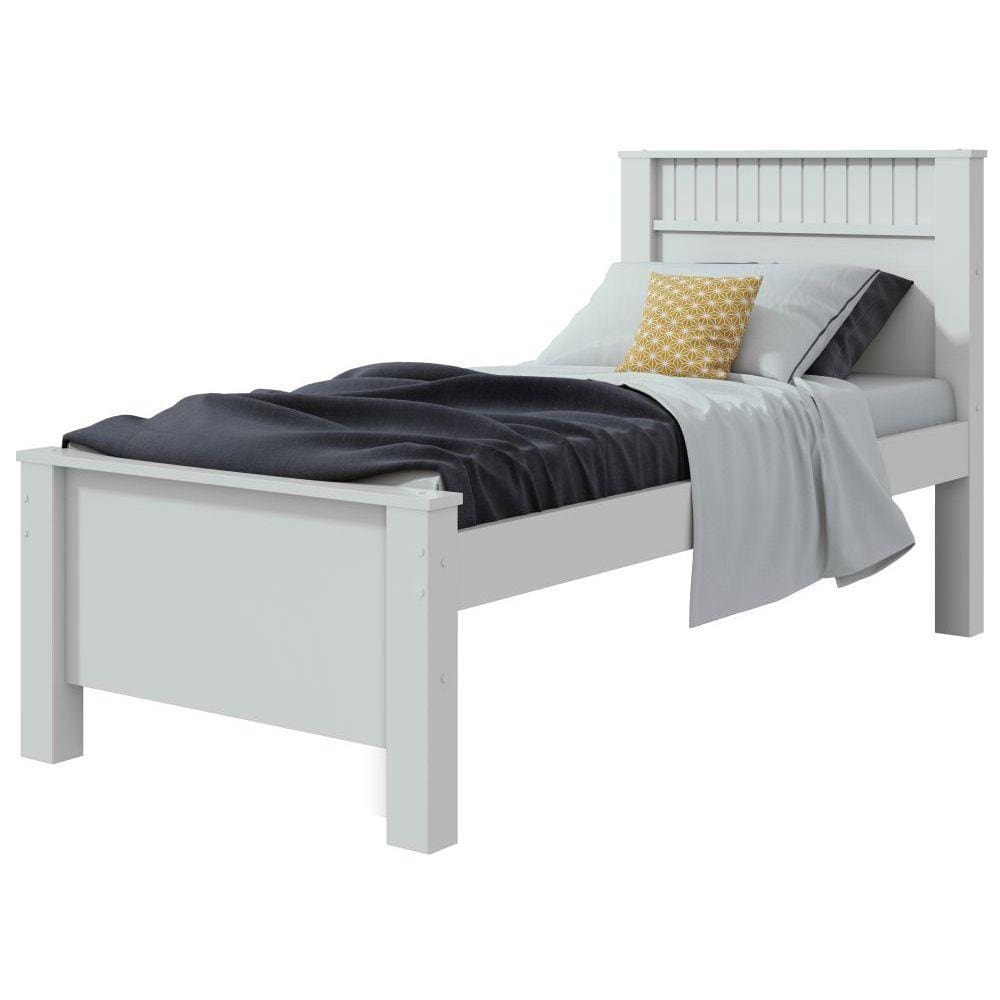 Cama Solteiro Athenas Plus Lopas - Branco - ByMobille