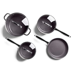 Conjunto de Panelas Unique 4 Peças com Fundo de Indução Cinza Brinox