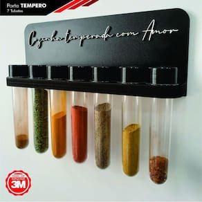 Porta Tempero - Suporte para condimentos de cozinha