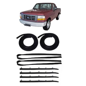 Kit Borracha Porta Canaleta Pestana Vidro F1000 F4000 93 A98
