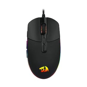 Mouse Gamer Redragon Invader RGB 10000DPI 8 Botões Programáveis Cabo de Malha USB - M719-RGB