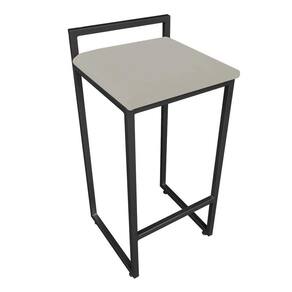 Banqueta Pietra Suede Marrom Rato