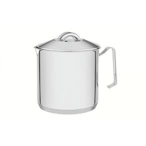 Fervedor Solar Aço Inox Fundo Triplo com Tampa 14Cm 2L