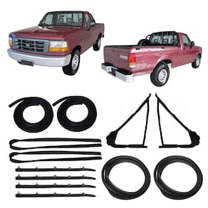 Kit Borracha Canaleta Vidro Porta F1000 F4000 1993 Até 1998