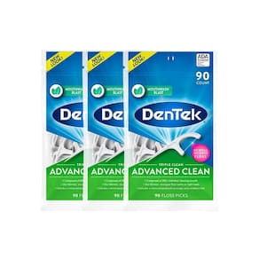 Kit Fio Dental Dentek Floss Picks Triple Clean Advanced Clean 270 unidades