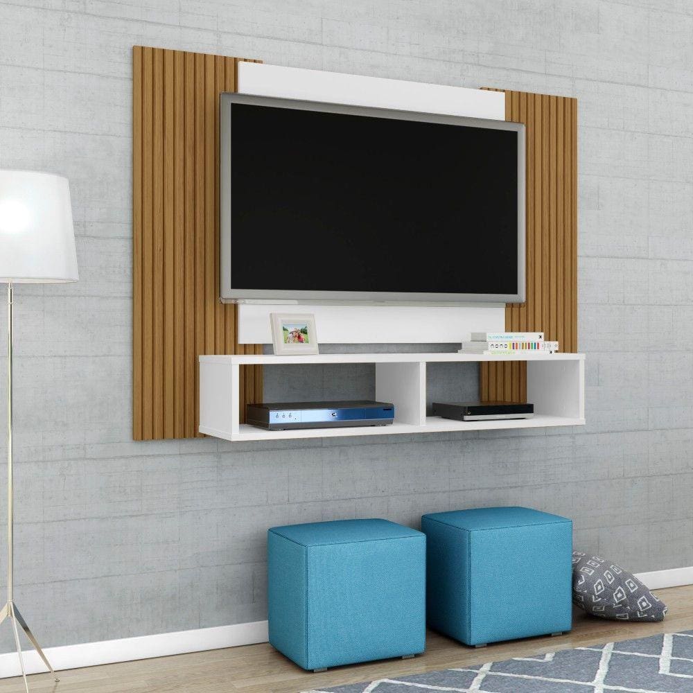 Painel para TV até 48 Polegadas 2 Nichos Navi Bechara