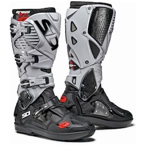 Bota Sidi Crossfire 3 Srs Cinza Preto Trilha Motocross