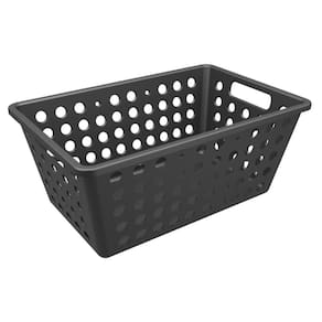 Cesta Organizadora Multiuso Preta 12,3x19,1x28,8 cm Coza