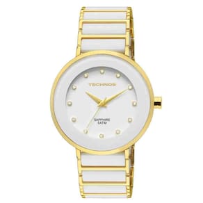 Relógio Technos Ceramic/Saphire Feminino Analógico 2035Lmm/4B