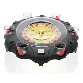 Jogo Cassino Drinks Roleta Eletrica Shot 6 Copos Automatico