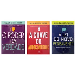 Kit 3 Livros Coleção Segredos da Mente Milionária A Chave do Autocontrole O Poder da Verdade A Lei do Novo Pensamento