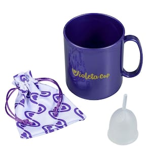 Kit Violeta Cup Tipo B Transparente (2 Produtos)