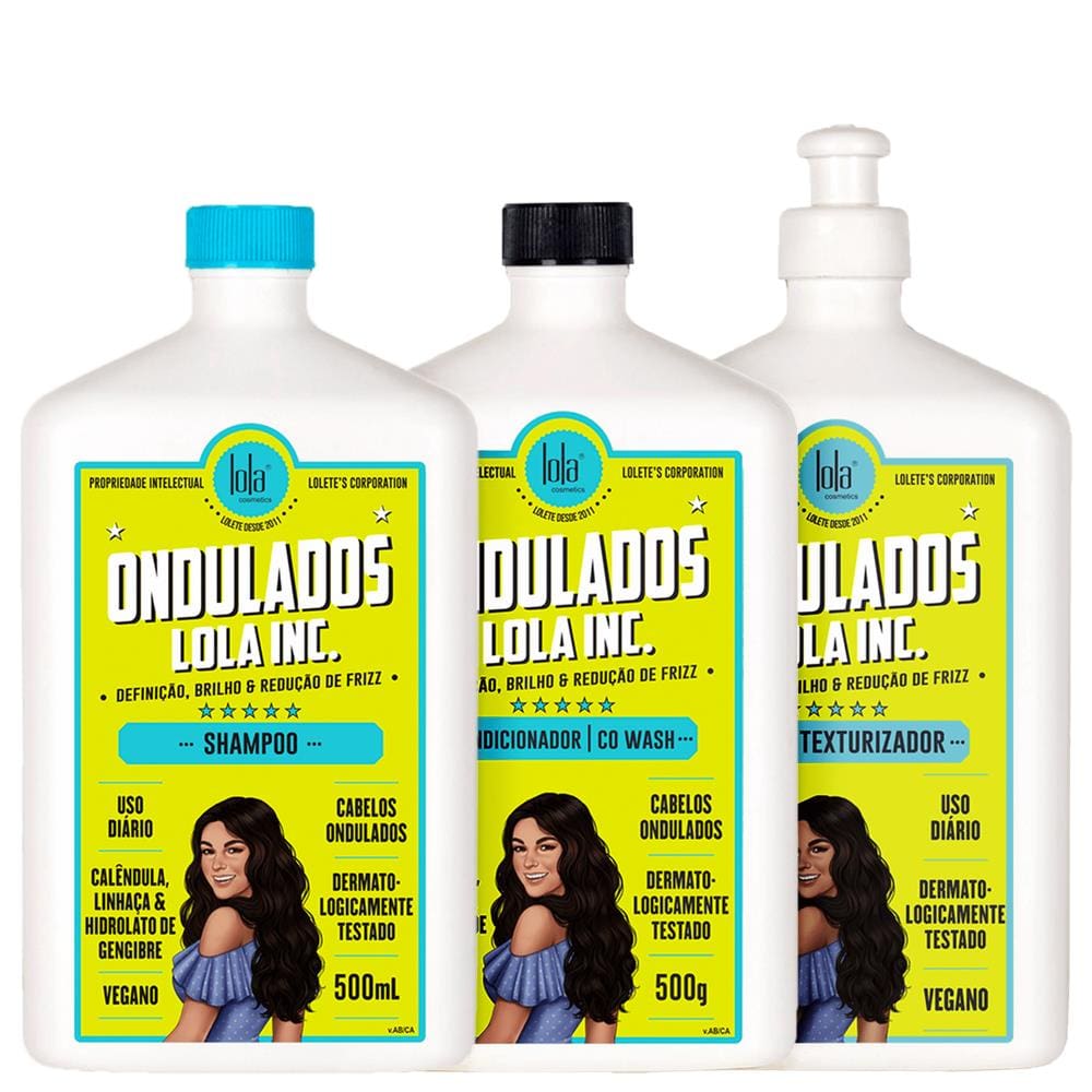 Kit Lola Cosmetics Ondulados Trio (3 Produtos)