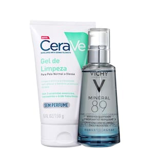 Kit Vichy Minéral 89 + CeraVe Foaming Cleanser (2 Produtos)