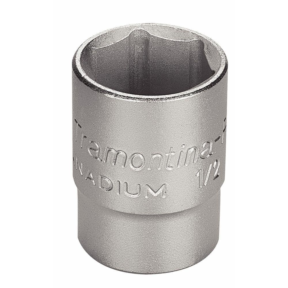 Soquete Sextavado em Aço Cromo Vanádio 18 mm - Encaixe 1/2&quot; Tramontina PRO Tramontina