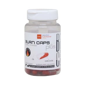 Burn Caps Plus 45 cápsulas premium com 200mg cafeína da ANC