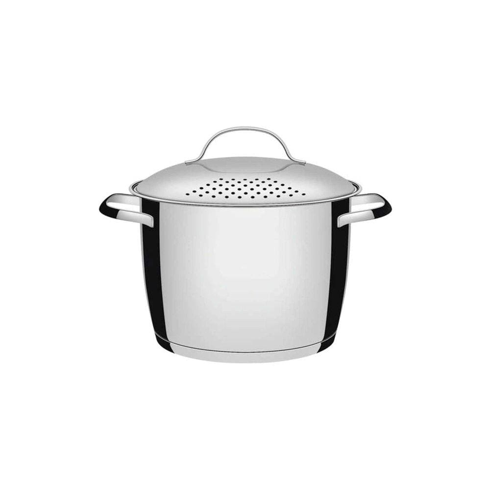 Espagueteira Tramontina Allegra em Aço Inox com Fundo Triplo 20 cm 4,4 L Tramontina