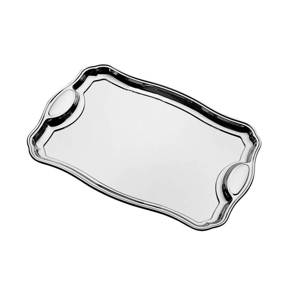 Bandeja Tramontina Classic Retangular em Aço Inox com Alças 42 x 29 cm Tramontina