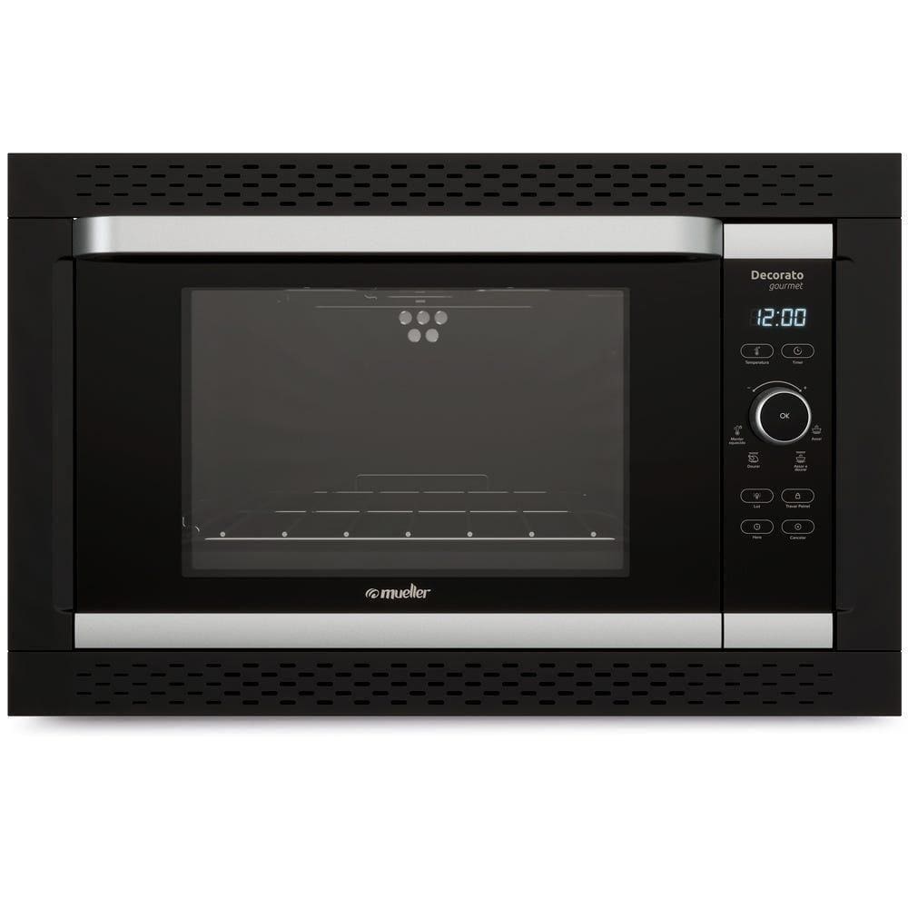 Forno Elétrico Digital de Embutir Gourmet Preto 44L 127V