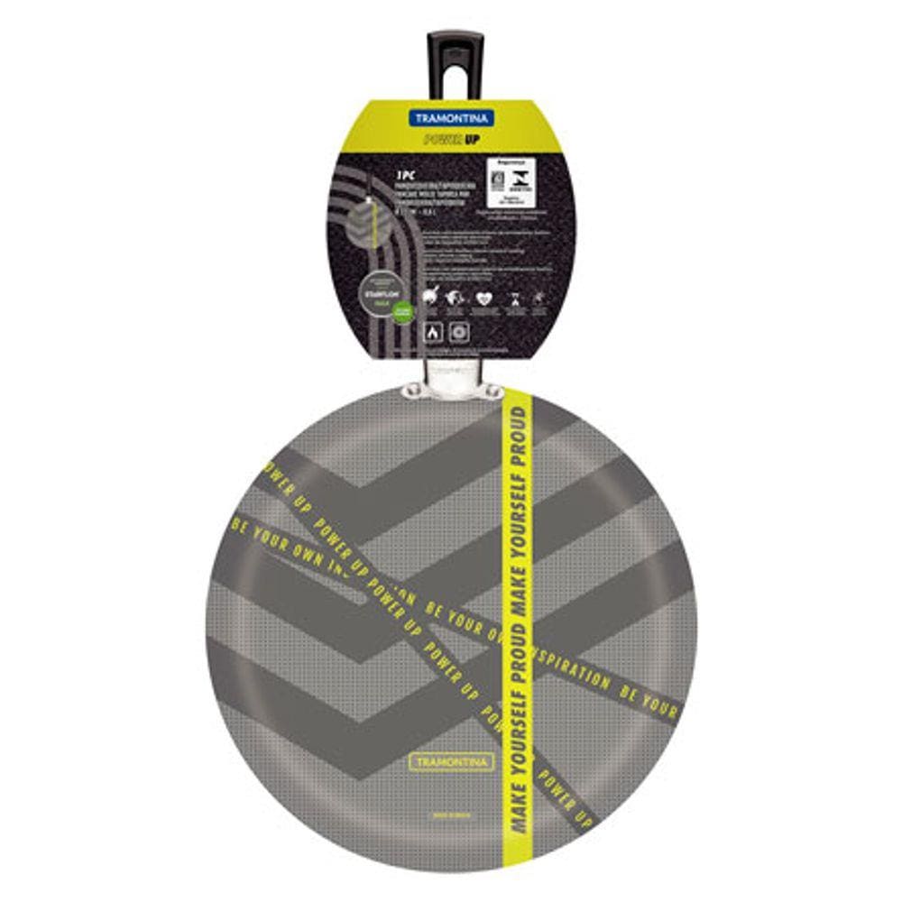 Panquequeira de alumínio power up 22 cm - Tramontina