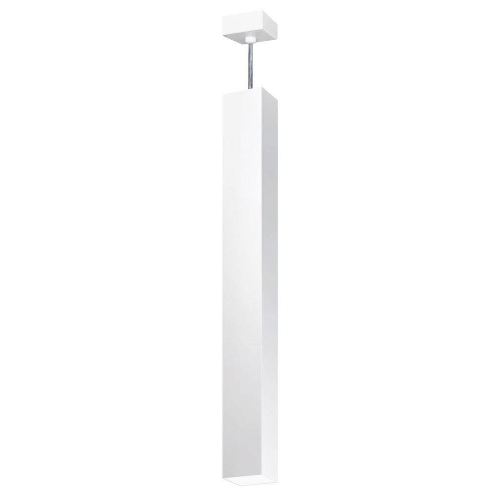 Pendente Viena Quadrado 90 cm Conti Iluminação Branco Brilho