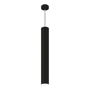 Pendente Viena Tubo 60 cm Conti Iluminação Preto Micro