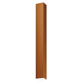 Plafon Viena Quadrado 90cm Conti Iluminação Cobre Fosco