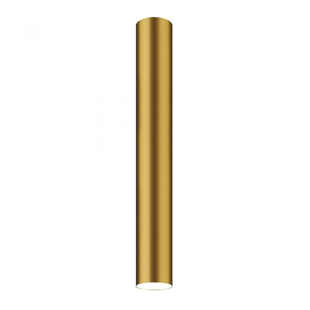 Plafon Viena Tubo 60cm Conti Iluminação Dourado