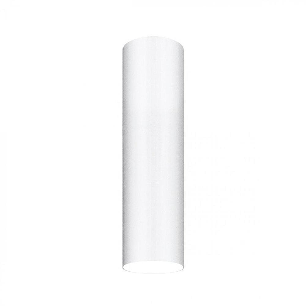Plafon Viena Tubo 30cm Conti Iluminação Branco Fosco