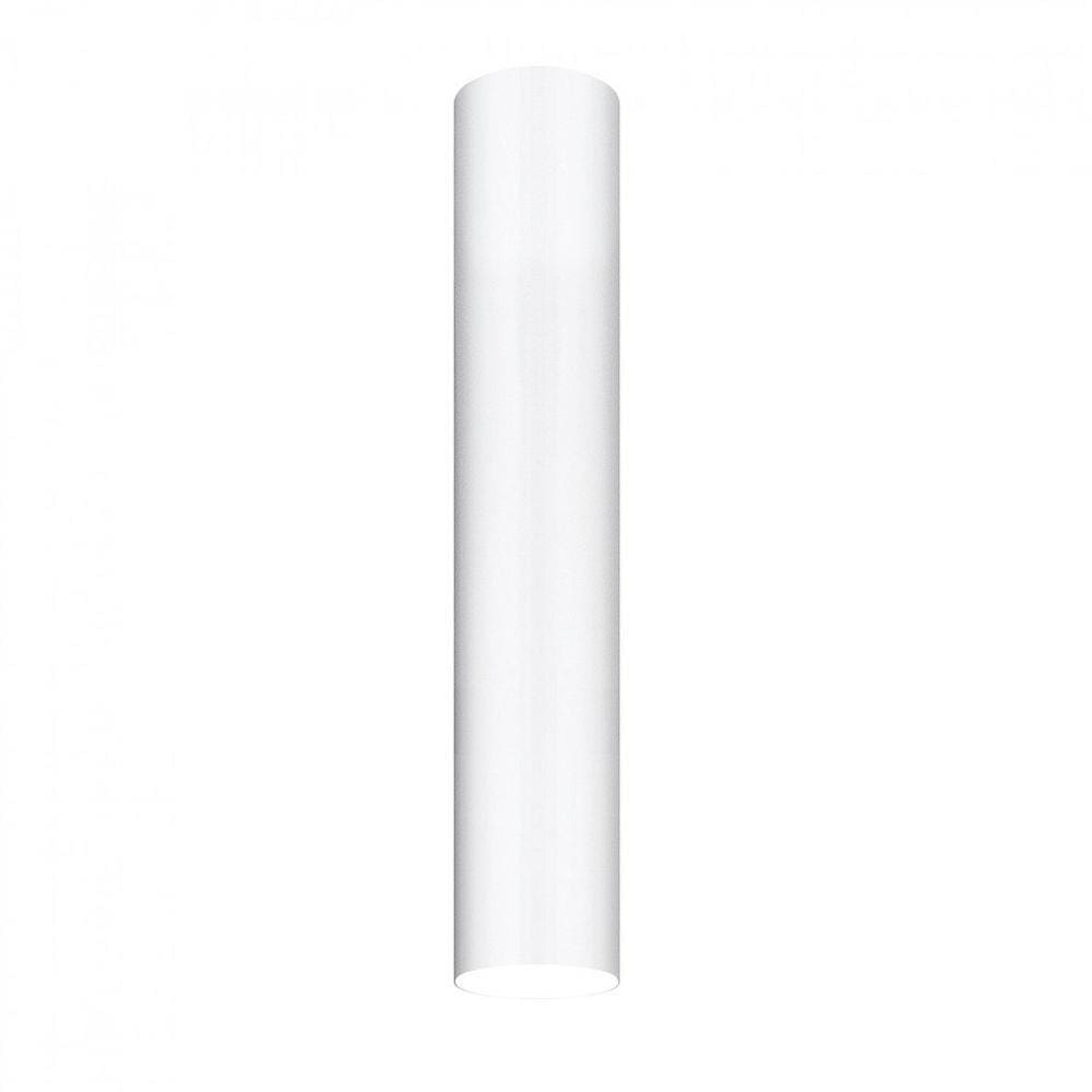 Plafon Viena Tubo 45cm Conti Iluminação Branco Fosco
