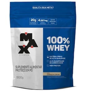 100% Whey - Refil (900g) Max Titanium